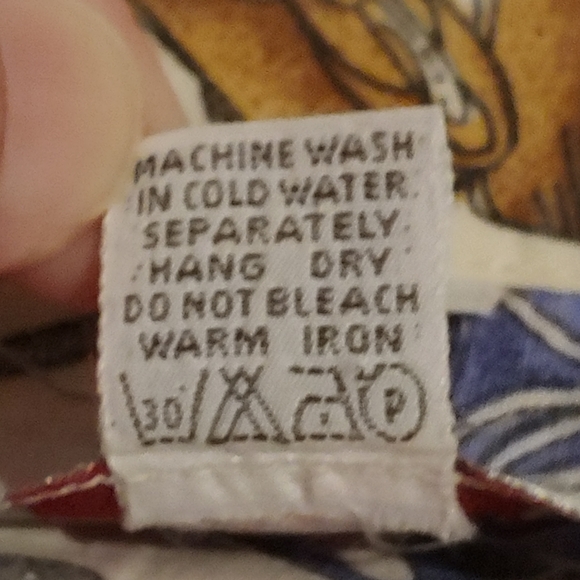 Vintage Sauce by Berne Shirt Golf All Over Print Button Up Short Sleeve Mens XL - Picture 11 of 12